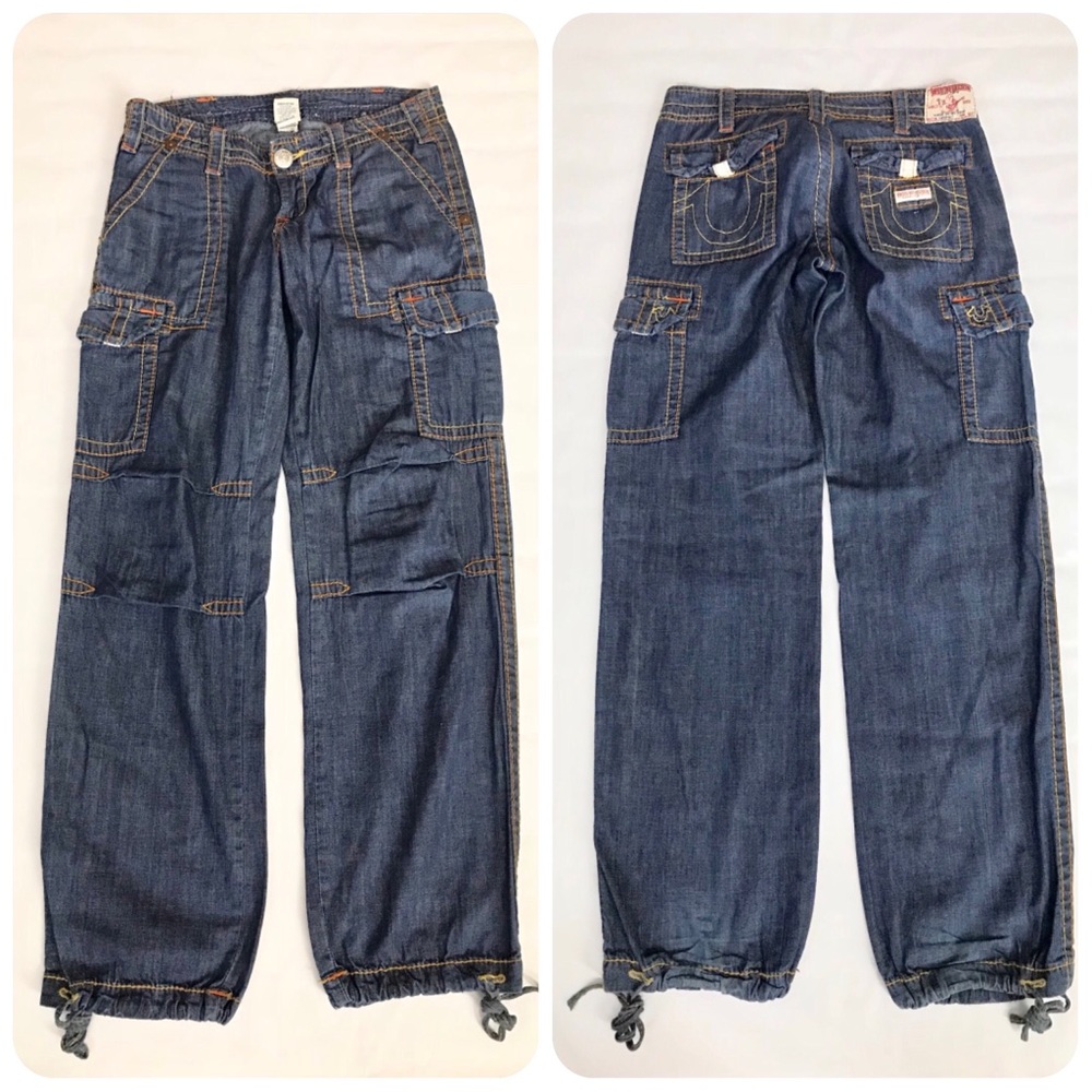 True Religion Cargo Big T Women’s Jeans Size 29